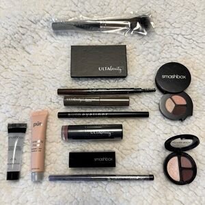 12 Piece Collection of Smashbox Ulta pür Jodana J.cat L.A. Colors Lips Eyes Brow